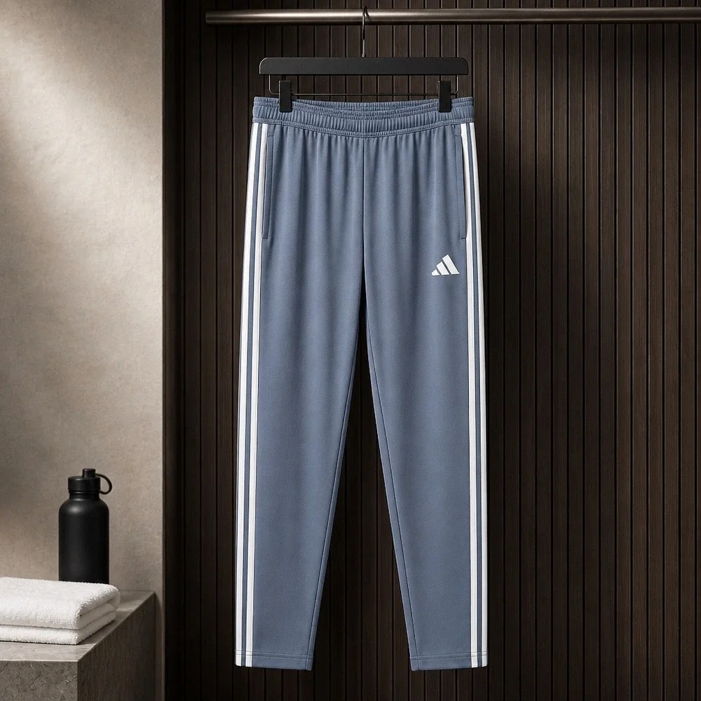 Adidas Tiro Track Pants Gray White‎ Stripe AeroReady Tapered Mens Size LTX
